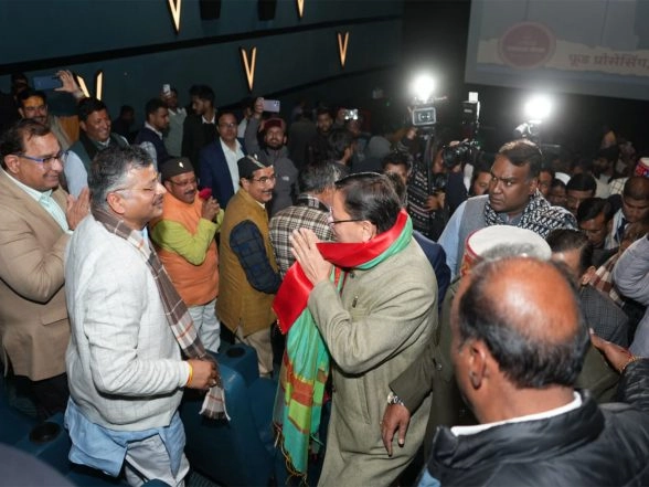 India News | Uttarakhand CM Watches Film 'Gaudan' Based on Cow Protection