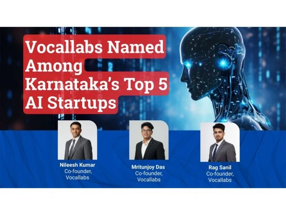 Business News | Vocallabs Named Among Top 5 AI Startups in Karnataka by State Government