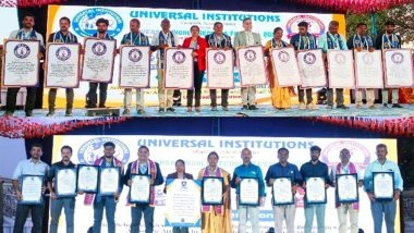 Business News | Universal Institutions in Salem Achieve 11 Team Elite World Records as Part of 15 Years of Academic Excellence
