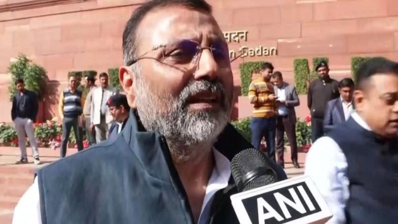 India News | BJP's Nishikant Dubey Moves Motion Against Rahul Gandhi, Seeks Termination of LoP's Parliamentary Membership