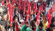 India News | Trade Unions, Farmers Hold Nationwide Strike; Massive Protests Across Himachal: CITU