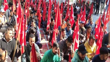 India News | Trade Unions, Farmers Hold Nationwide Strike; Massive Protests Across Himachal: CITU