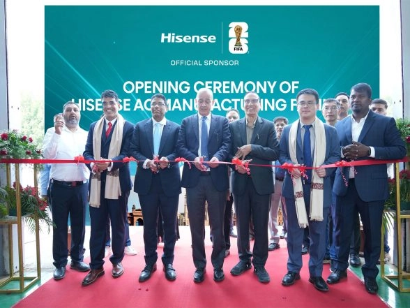 Business News | Hisense Inaugurates First Manufacturing Facility in India at Sri City, Andhra Pradesh