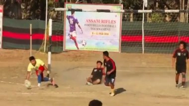 India News | Assam Rifles Foothills Football Tournament Brings Meitei, Kuki and Naga Teams Together in Manipur