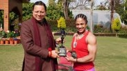 Sports News | Uttarakhand CM Pushkar Singh Dhami Honours International Bodybuilder Pratibha Thapliyal