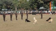 India News | Assam Rifles Showcases Prowess of Its Canines to Officials at Jorhat