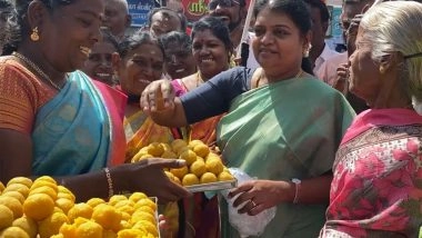 India News | DMK Cadres Celebrate as CM Stalin Credits ₹5,000 to Women Beneficiaries, Promises ₹2,000 Monthly Aid in Next Term