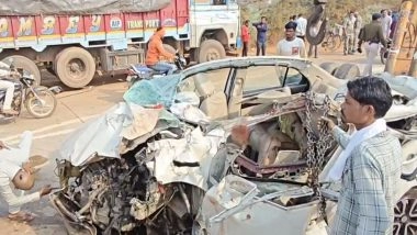 India News | Three CRPF Men, Driver Killed in Chhattisgarh's Dhamtari Road Mishap; One Under Treatment