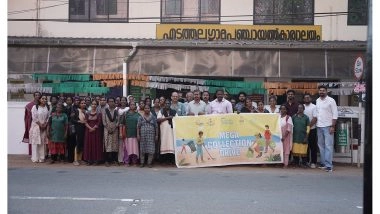 Business News | Bisleri International Partners with Edathala Gram Panchayat and Green Worms for Community-Led Waste Management Awareness Drive Under 'Bottles for Change'