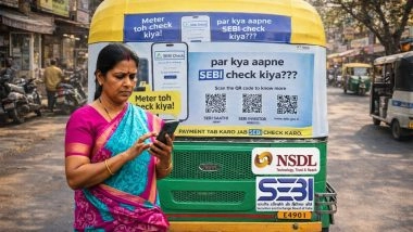 Business News | SEBI, NSDL Launch Auto Rickshaw Campaign to Promote Investor Verification