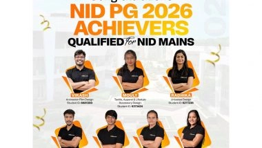 Business News | Creative Edge Triumphs in NID PG 2026 Prelims Result