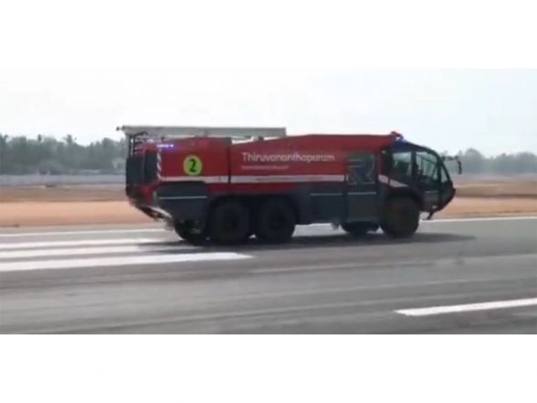 India News | Thiruvananthapuram Airport Inducts Three Rosenbauer Panther Crash Fire Tenders