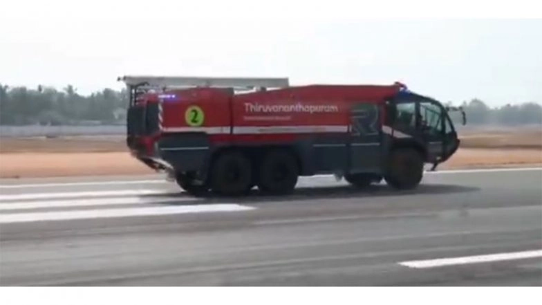India News | Thiruvananthapuram Airport Inducts Three Rosenbauer Panther Crash Fire Tenders