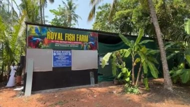 India News | Kerala: Pet Fish, Including Red Spot Severum and Koi Carp Stolen from Royal Fish Farm in Kannur's Chalad Area