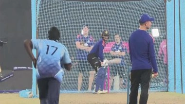 Sports News | Abhishek Sharma Back in Nets Ahead of T20 WC Clash Against Pakistan