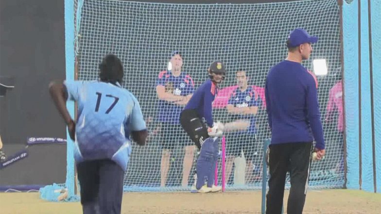 Sports News | Abhishek Sharma Back in Nets Ahead of T20 WC Clash Against Pakistan