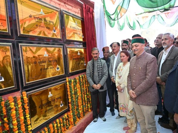 India News | Himachal Pradesh CM Unveils Development Projects Worth Rs 32 Crore in Sirmaur