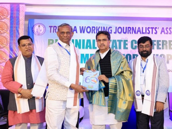 India News | News Must Be Presented with Honesty, Integrity in Digital Era: Tripura CM Saha at Bi-Annual State Conference