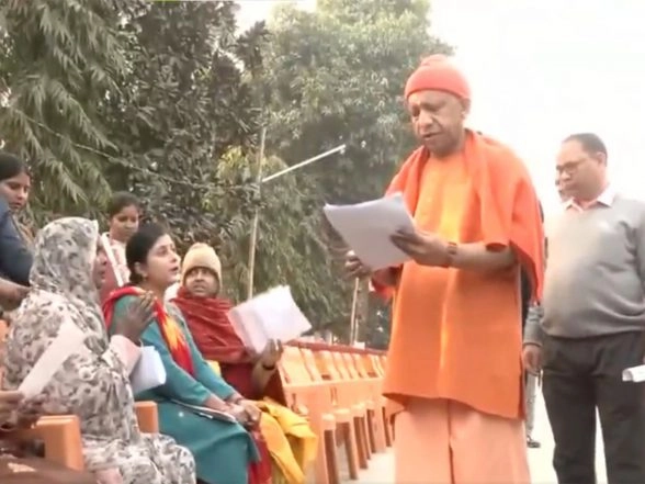 India News | Uttar Pradesh CM Addresses Public Grievances During 'Janta Darshan' in Gorakhpur