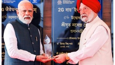 India News | His Efforts for India's Self-reliance in Petroleum, Natural Gas Commendable: PM Modi Extends Birthday Wishes to Hardeep Singh Puri