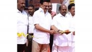 India News | Tamil Nadu CM Stalin Inaugurates Flyover at Madhya Kailash Junction in Adhyar, Chennai