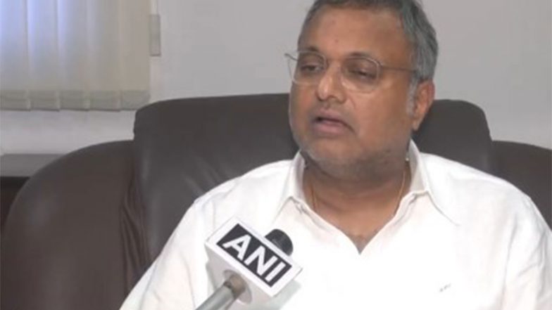 India News | It's Not a Freebie, It's Good Economics: Karti Chidambaram Defends TN CM Stalin's Rs 5k DBT