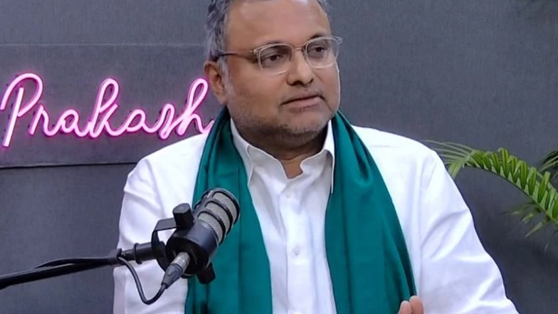 India News | Vijay Will Secularly Break Votes: Karti Chidambaram Ahead of Tamil Nadu Assembly Polls