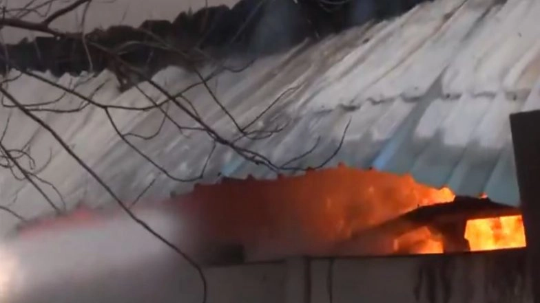 India News | MP: Massive Fire Breaks out at Factory in Bhopal
