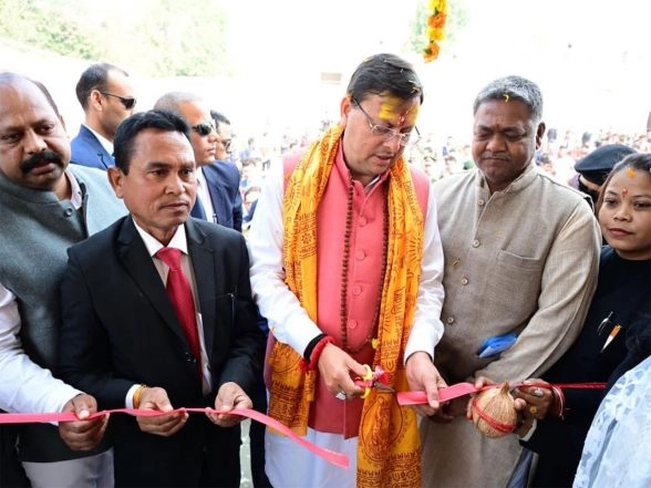 India News | Uttarakhand CM Dhami Inaugurates Advocate Chambers in Khatima, Announces Rs 2.5 Crore for Expansion