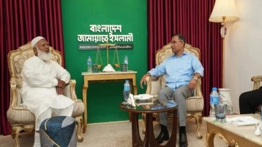 World News | Bangladesh: Tarique Rahman Pays Courtesy Visit to Jamaat-e-Islami Chief After BNP's Landslide Victory