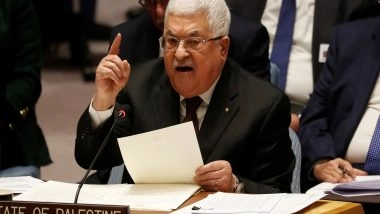 World News | Palestinian Presidency Condemns Israel's Move to Change Land Registration in West Bank