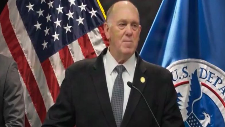 World News | White House Border Czar Tom Homan Defends ICE Officers' Masks