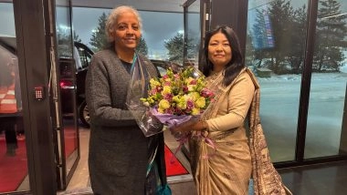 Business News | FM Sitharaman in Norway for Two-day Visit, to Meet Norwegian PM; Hold Talks with Finance and Trade Ministers