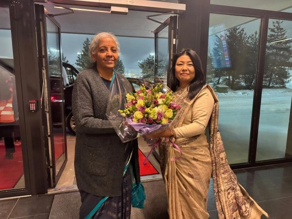 Business News | FM Sitharaman in Norway for Two-day Visit, to Meet Norwegian PM; Hold Talks with Finance and Trade Ministers