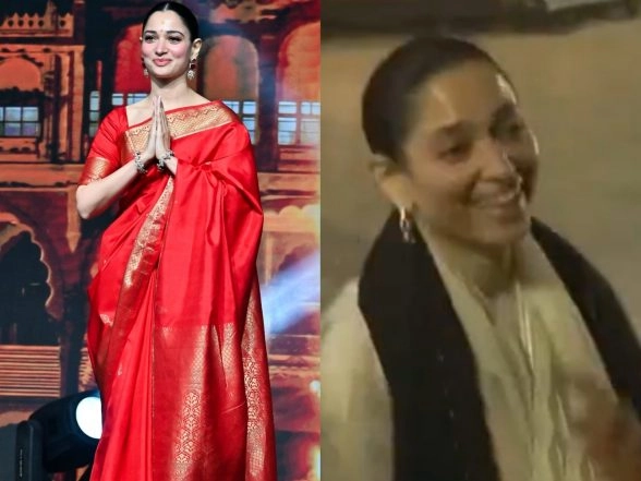 Entertainment News | Tamannaah Bhatia Dances with Devotion at Mahashivratri Celebrations at Isha Foundation