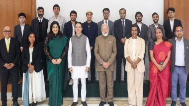 World News | PM Modi Holds Roundtable with 16 CEOs of AI Startups, 7 Bilateral Meetings