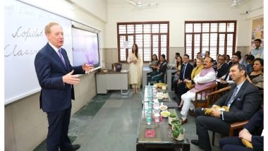 Business News | Microsoft Launches AI Skilling Programme for 2 Million Indian Teachers, 200,000 Institutions by 2030