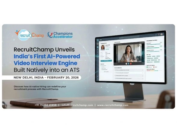 Business News | RecruitChamp Unveils India's First AI-Powered Video  Interview Engine Built Natively into an ATS at AI India Summit 2026