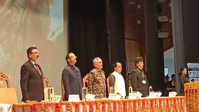 India News | CDS General Anil Chauhan Visits Garhwal University ; Interacts with Students