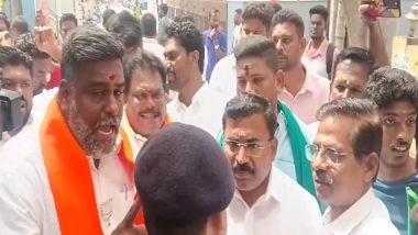 India News | Congress, BJP Workers Clash in Puducherry Over AI Summit Protest