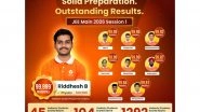 Business News | Vedantu Delivers Standout JEE Main 2026 Results with 1292 Students Scoring Above 90 Percentile
