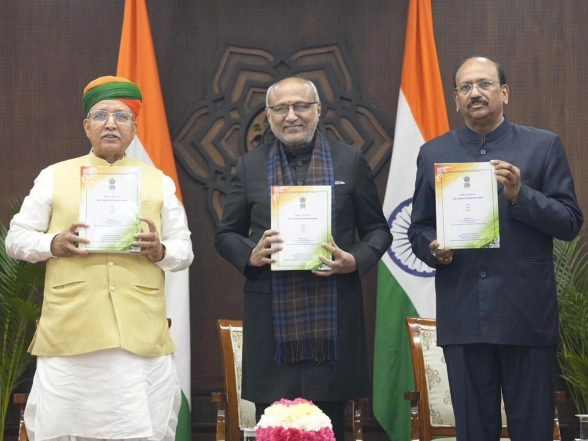India News | Vice President CP Radhakrishnan Releases Tamil, Gujarati Editions of Constitution