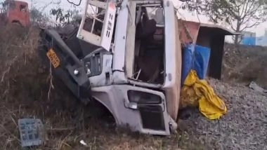 India News | Odisha: Trailer Collides with Police Vehicle, Kills Five Personnel