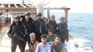 World News | Indian Coast Guard Intercepts Suspicious Boat with Iranian Crew; Seizes Foreign Cigarettes Worth Up to Rs 5 Crore
