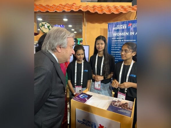 World News | Must Ensure They Are Not Just Included but Lead in Developing AI: UN Secy Gen Guterres After Meeting Women in STEM at India Summit