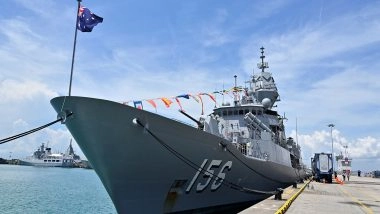 World News | China Tracks, Monitors Australian Warship Transit Taiwan Strait