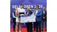Sports News | Unseeded Stefanos Sakellaridis Registers Incredible Come-from-behind Win to Secure Delhi Open Singles Title
