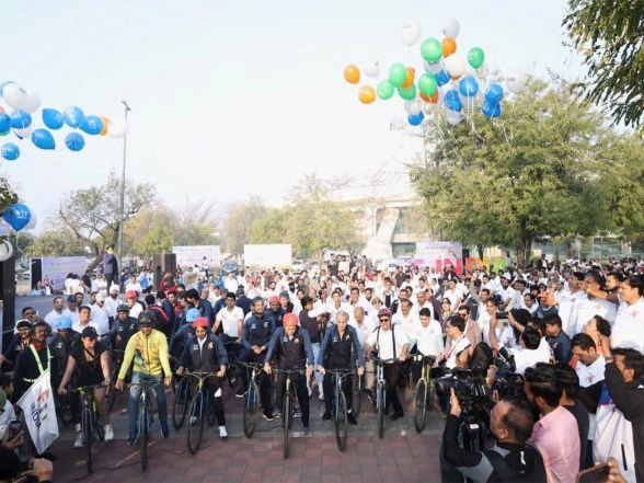 Sports News | Centre's Push Elevates India's Sporting Stature; Athletes Welcome CWG 2030 Amid Nationwide Fit India Cycling Drive