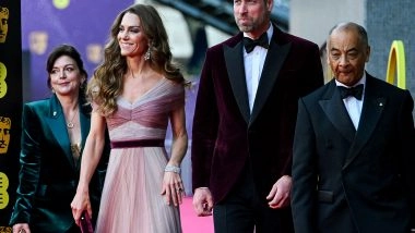 Entertainment News | Prince William, Kate Middleton Attend BAFTA Awards 2026 Amid Ex-Prince Andrew's Arrest in Epstein Files Probe