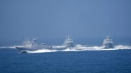 World News | Taiwan Detects Five Chinese Naval Vessels Operating Around Its Territory